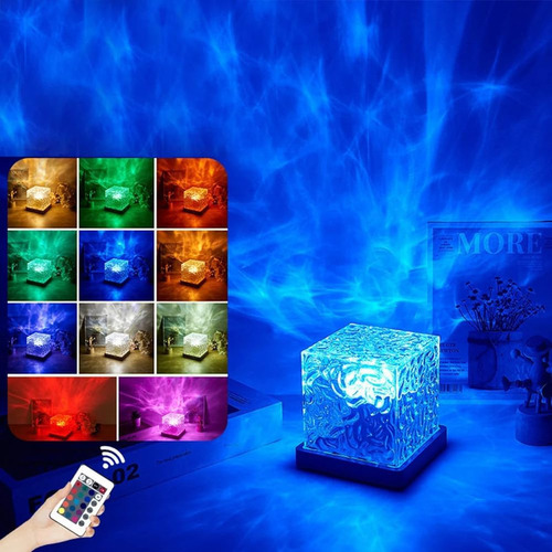 Lámpara De Agua Celestial, Lámpara De Aurora Boreal Led
