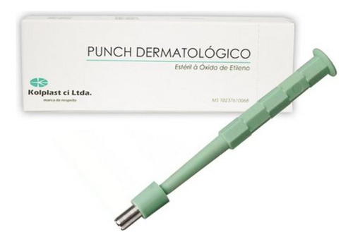 Punch Dermatológico Descartável 3mm Kolplast Kit C/5