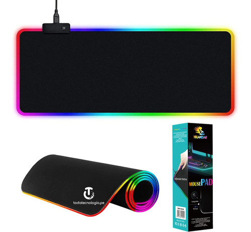 Pad Mouse Gaming Rgb Iluminado 80cm X 30cm