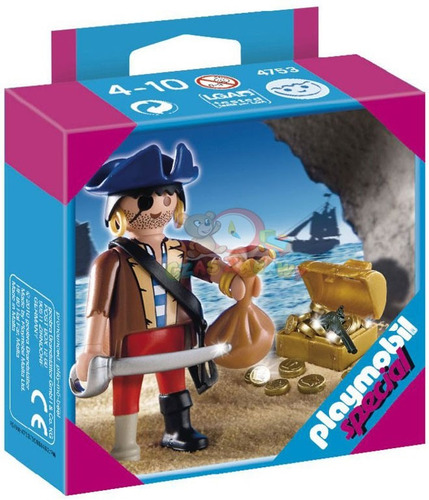 Playmobil 4753 Special Pirata Con Tesoro!!!! Cantidad De Piezas 1