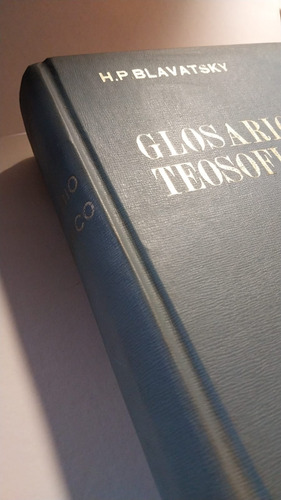 Glosario Teosófico - H. P. Blavatsky - Kier - Tapa Dura (Usado)