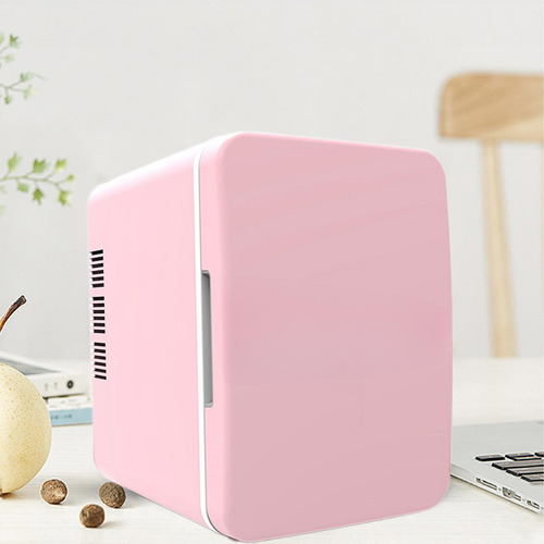 Mini Refrigerador De 4l, Herramienta De Belleza, Rosa