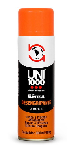 Oleo Desingripante Antiferrugem Spray Óleo 300ml Uni1000