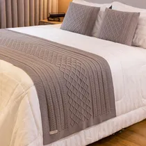 Comprar Kit Peseira Cama Queen Manta 230x70cm + 2 Capas Florença