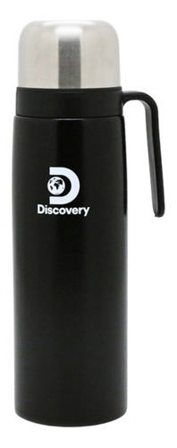 Termo Discovery Tipo Bala Acero Inox Mate 1 Litro Con Manija