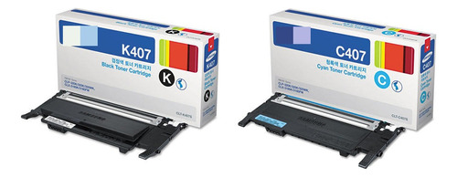 Promo 2x Toner 409 Cyan Y Negro P/ Samsung 310 315 3175 3170