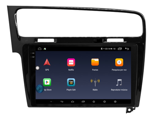 Multimidia Golf 13/2021 Android 4gb 64gb Carplay 9p 4g 2k