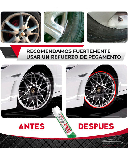 Imagen 6 de 10 de Tira Cinta Goma Protectora Filo De Rin Adherible 8 Metros
