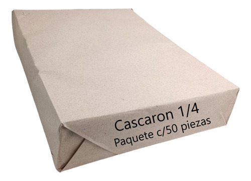 Papel Cascaron 1/4 Cuarto Paquete C/50 Piezas