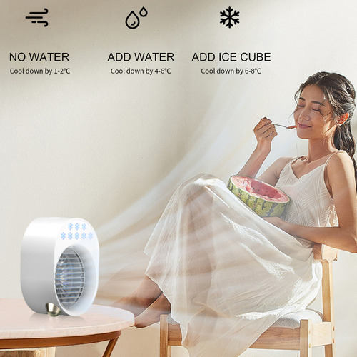 M Mini Enfriador De Aire Usb: 500 Ml, 3 S, Silencioso Para