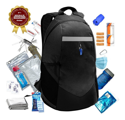 Mochila De Emergência Kit Évora Promo Essencial