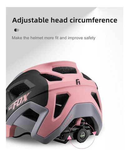 Casco De Ciclismo Mtb Ajustable Batfox Outdoor