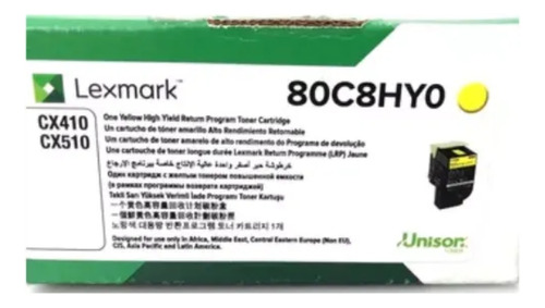 Suministro Lexmark Tóner 808hy. 80c8hy