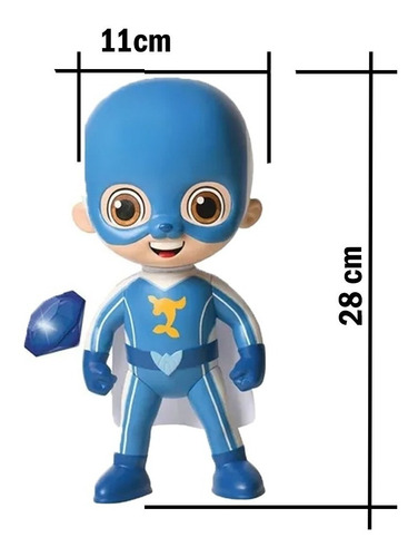 Boneco Super Foca + Pedra Do Poder Aventureiros Luccas Neto
