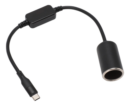 Adaptador Usb Tipo C De 5 V A 12 V Más Ligero Para Dash Cam