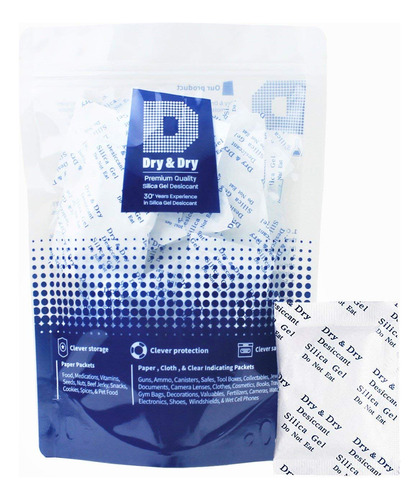 Dry &amp; Dry 0.18 onzas [20-3000 Paquetes] Deshumidificador
