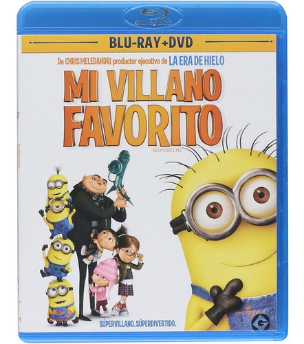 Mi Villano Favorito Blu Ray + Dvd Película Nuevo