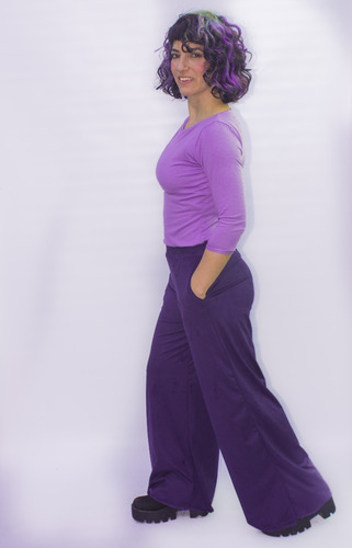 Pantalón Palazzo Gamuza Elastizada