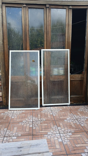Hojas De Mampara De Baño Doble Hoja Corrediza Blanco (Usado)