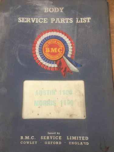 Lista De Partes Para Austin Y Mini 1100