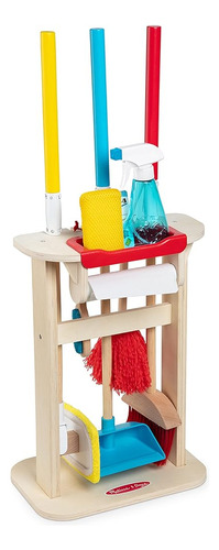 Melissa & Doug Deluxe Sparkle & Shine Cleaning Play Set (11 