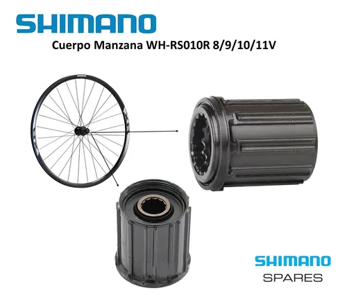 Cuerpo Pacha Casete Shimano Rueda Rs010r Nucleo Manzana 11v