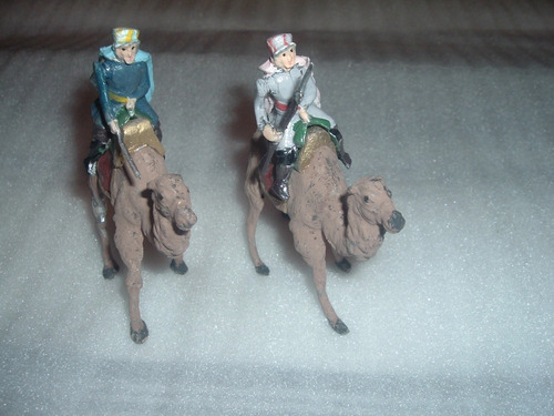 Figuras Artesanales De Plomo Camellos Y Jinetes