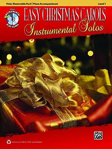 Easy Christmas Carols Instrumental Solos For Strings Viola, 