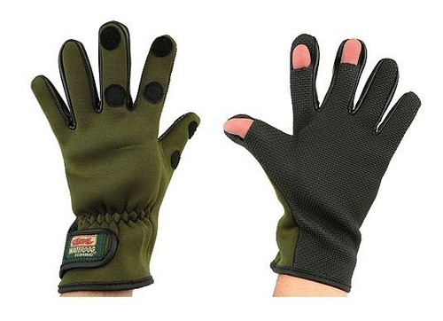 Guantes De Neoprene 3mm Con Dedos Desmontables Pesca Y Caza