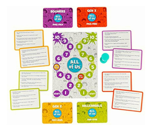 All Of Us The Family Trivia Game For All Generations Gen Z,