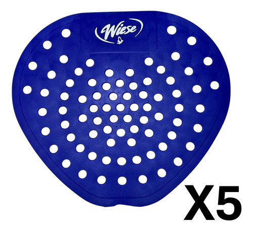 5 Piezas Tapete Liso Para Mingitorio Wiese Azul Tutifruti
