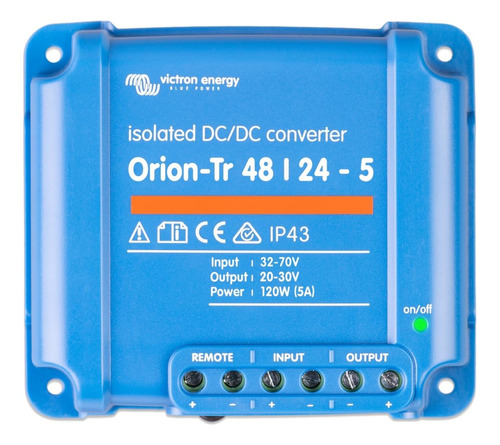 Orion-tr 48/24-5a (120w) Isolated Dc-dc Converter
