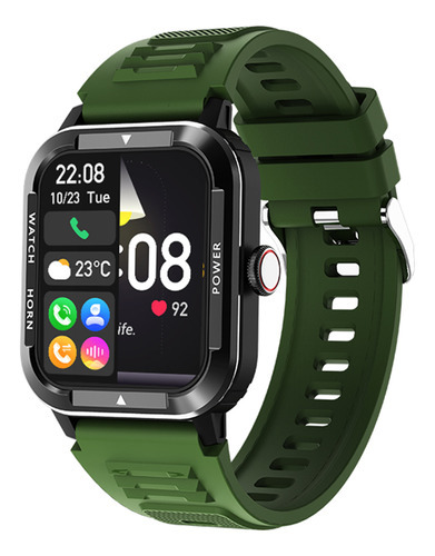 Smartwatch Con Pantalla Grande De 1.91 Pulgadas Y Pantalla D Color De La Caja Verde