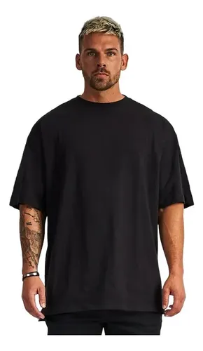 Remera Oversize Unisex Lisa 100% Algodon Calidad Premium