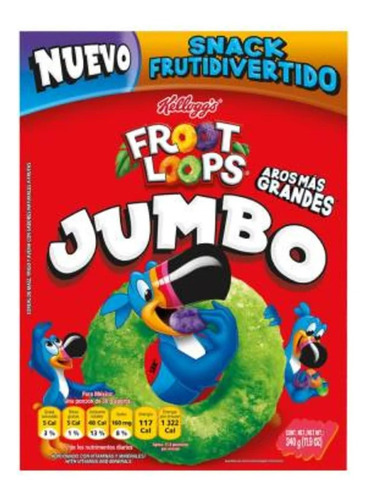 Cereal Kellogg's Froot Loops Jumbo 340 G