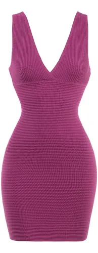 Vestidos con escote en v cortos new arrivals
