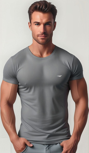 Camisa P Penalty X Airdry Treino Crossfit Fit Fitness Chumbo