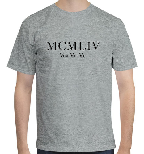Playera Año 1954 - Mcmliv - Números Romanos - Cumpleaños