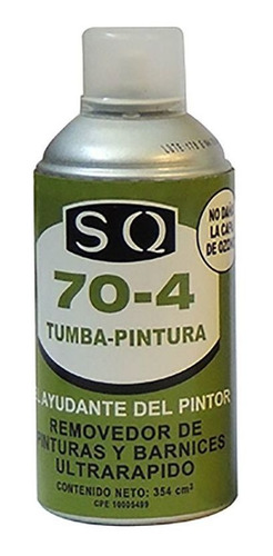 Imagen 1 de 5 de Sq 70 - 4 Tumba Pintura (removedor De Pinturas) / 354cc