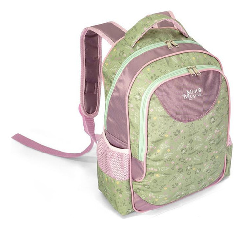 Mochila Mini Musike Alissa Ls Mo3616 Verde Com 4 Divisões