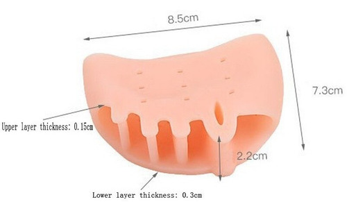 Imagem 5 de 10 de Palmilha Silicone Plantar Antipé Proteção Anti-calos No Pé