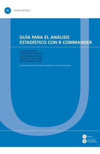 Guia Para El Analisis Estadistico Con R Commander - Vario...