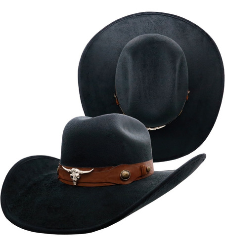 Sombrero Vaquero Chihuahua Gamuza Texana Unisex Taurino 