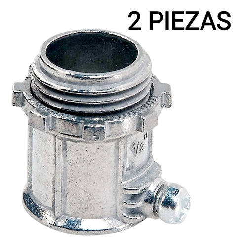 Conector Emt 1 Pulgada Set De 2 Piezas 