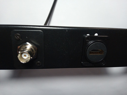 Patch Painel 19 4 Cabos Bnc Antena Fm 20cm E 4 Xlr Vazio
