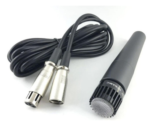 Microfono Alambrico Xss Cm-157 Negro Dinamico Unidireccional