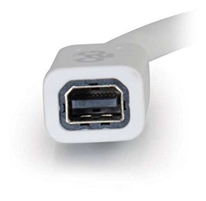 Mini Display Port Cable Extension Largo Dama Blanco Para