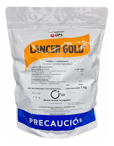 Lancer Gold  Acefate Imidacloprid Trips Chile Limonero 1 Kg