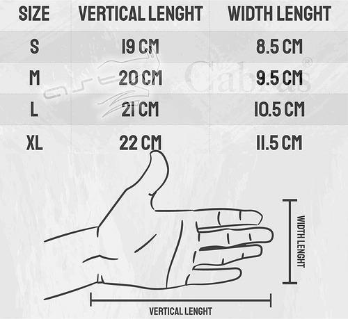 Imagen 2 de 2 de Guantes Para Gym Cabras Ast Corto En Piel Wcl-231 Negro