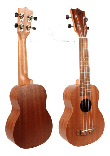 Ukelele De Madera Sapeli Para Estudiantes